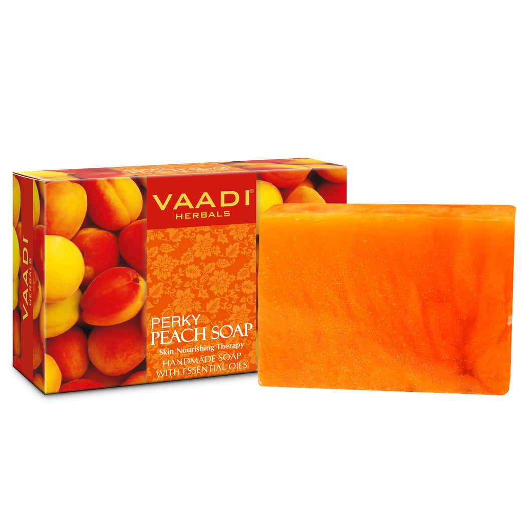Perky Peach Soap With Almond Oil (75 gms)