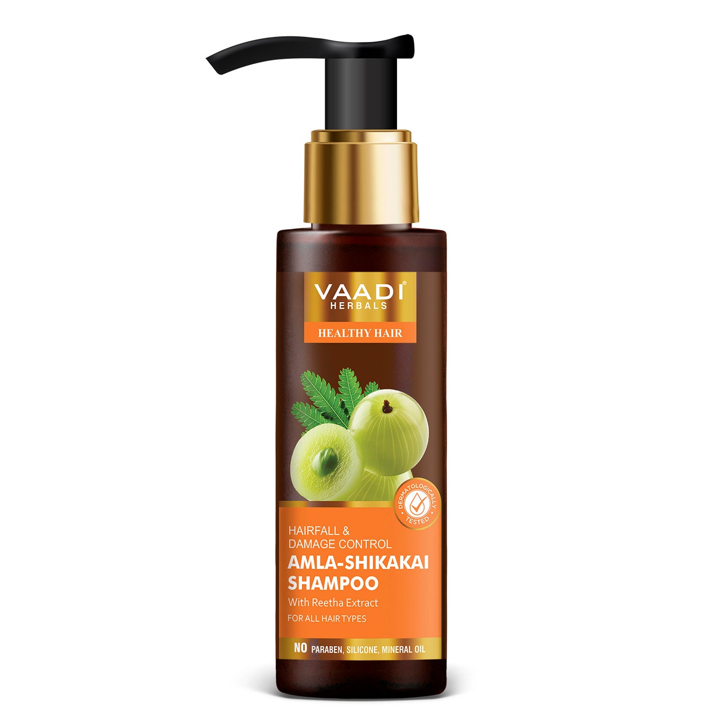 Amla Shikakai Shampoo - Hairfall & Damage Control with Corn Rose Conditioner (110 ml x 2)