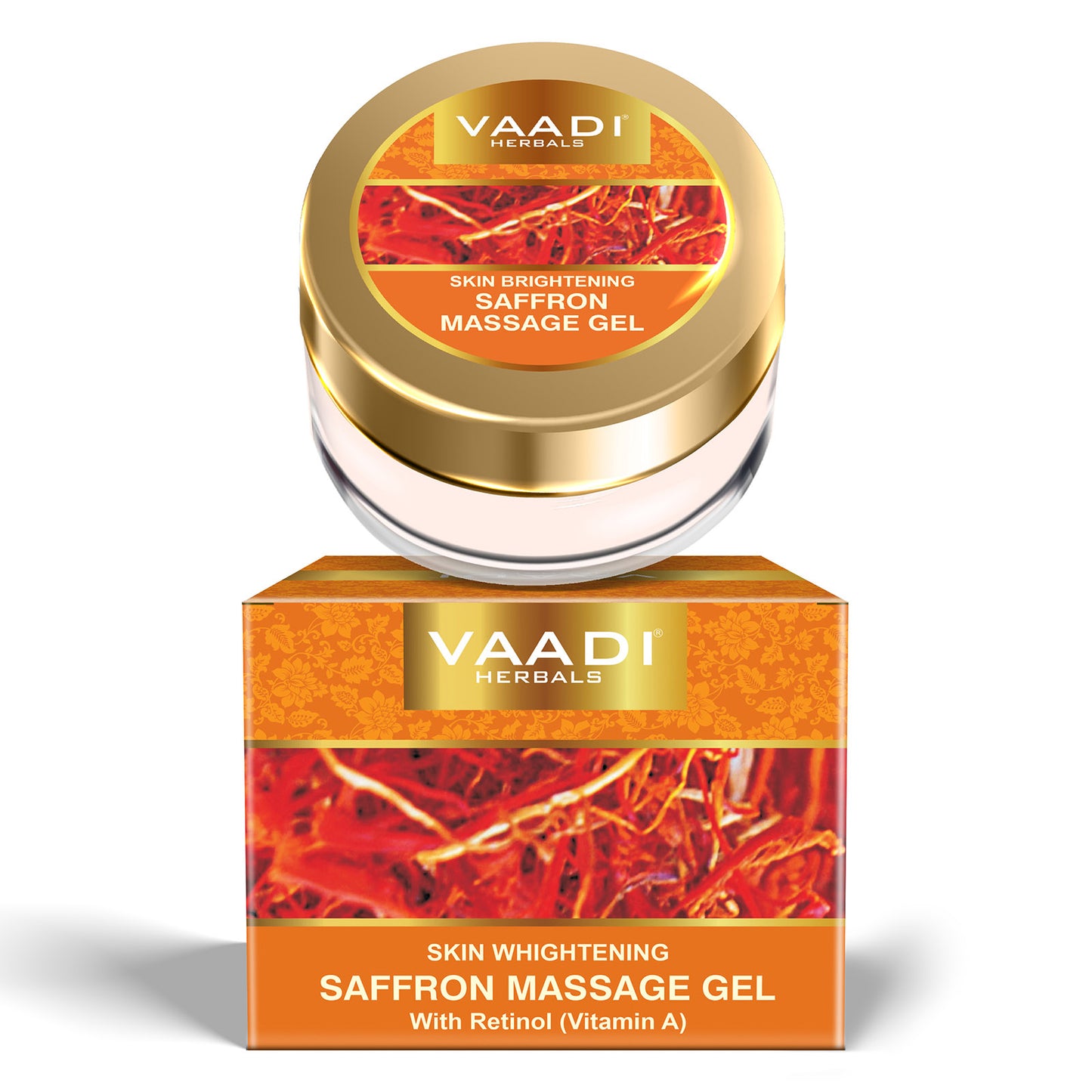 SKIN WHITENING SAFFRON MASSAGE GEL WITH RETINOL (VITAMIN A)(25 Gms)