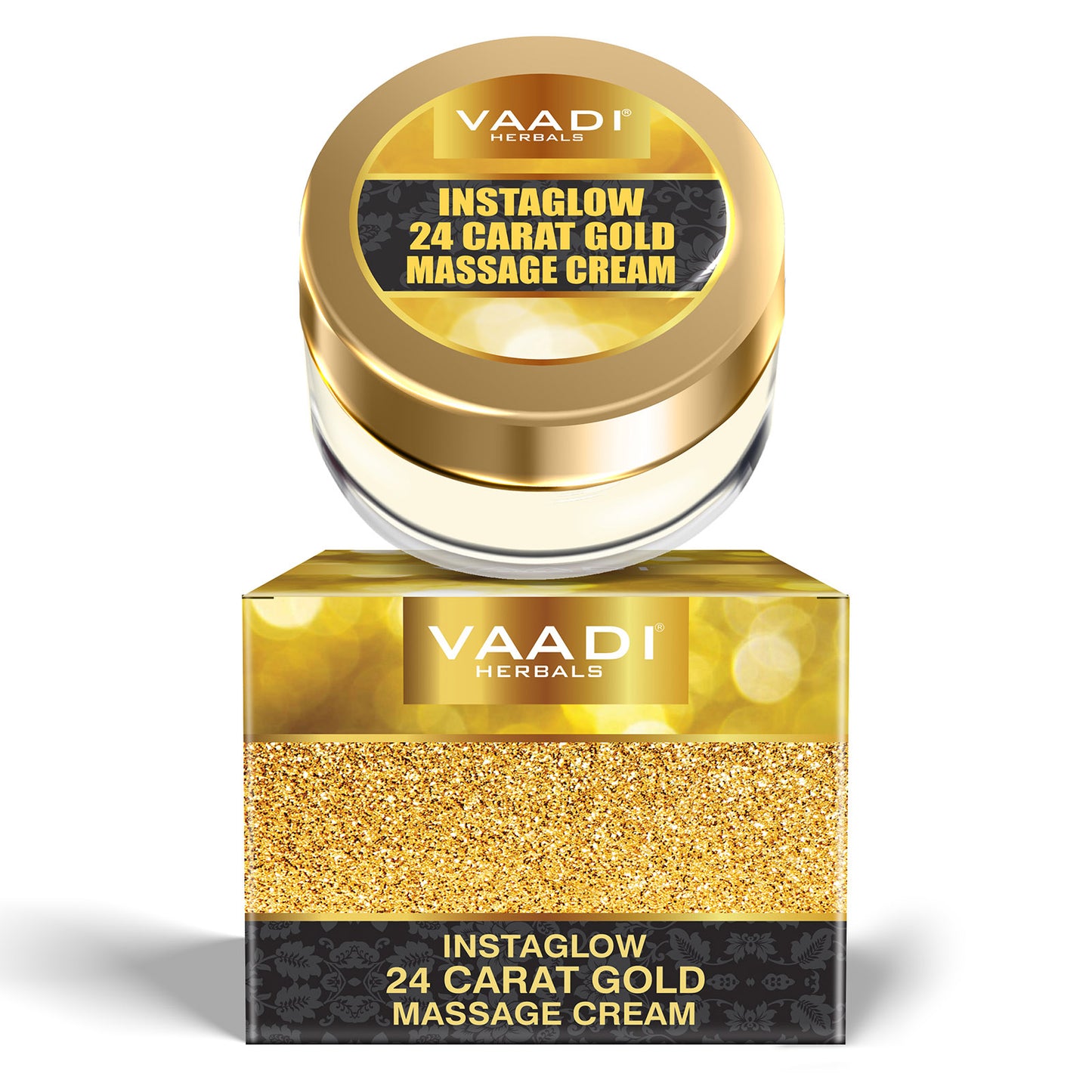 INSTAGLOW 24 CARAT GOLD MASSAGE CREAM (25 Gms)