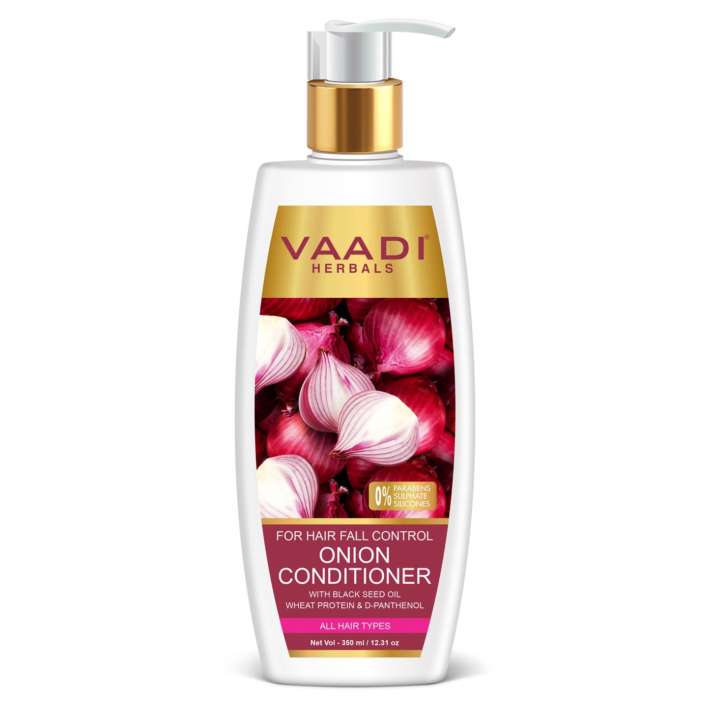 Onion Shampoo With Conditioner For Hairfall Control (350 ml X 2)