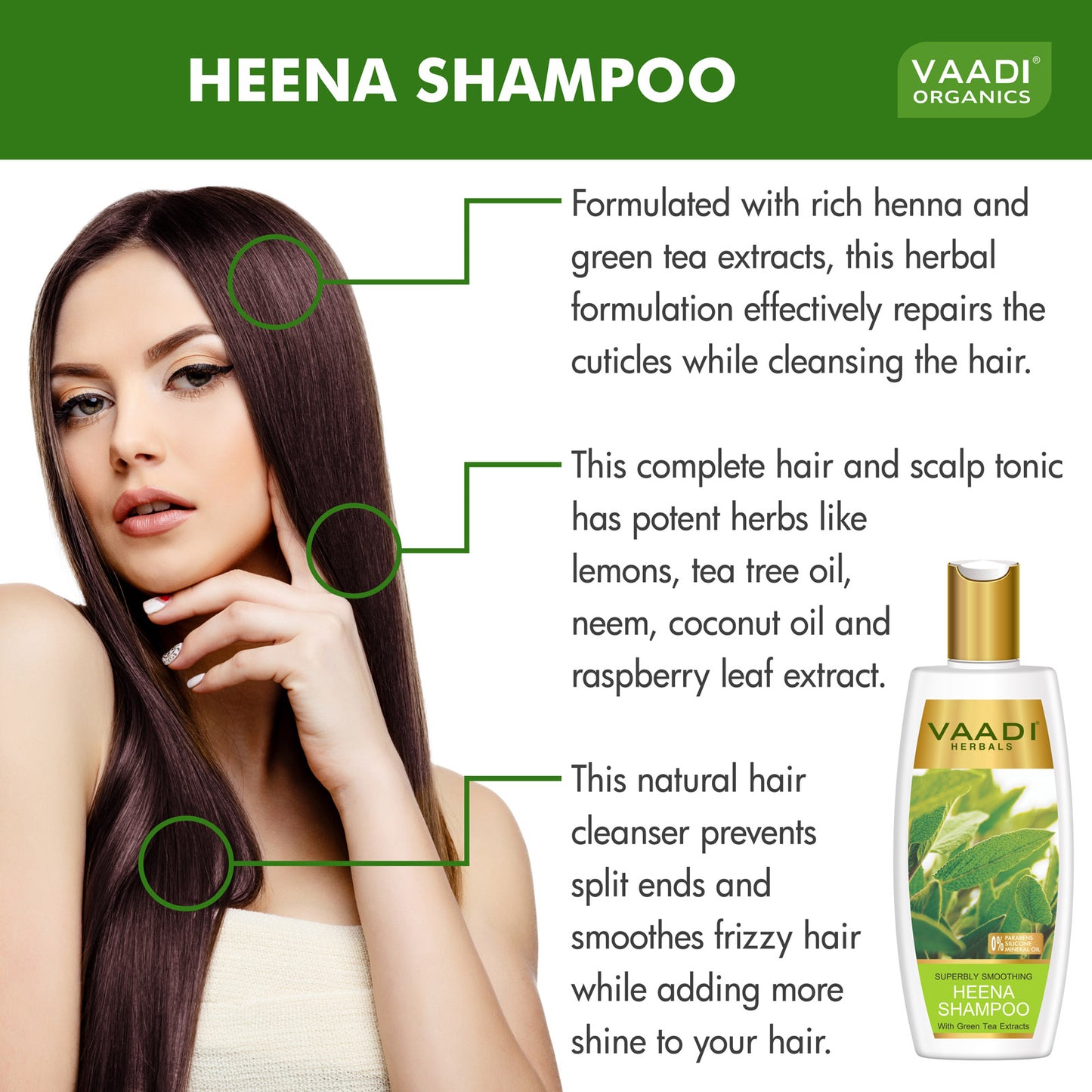 Superbly Smoothing Heena Shampoo with Corn Rose Conditioner ( 350 ml x 2)