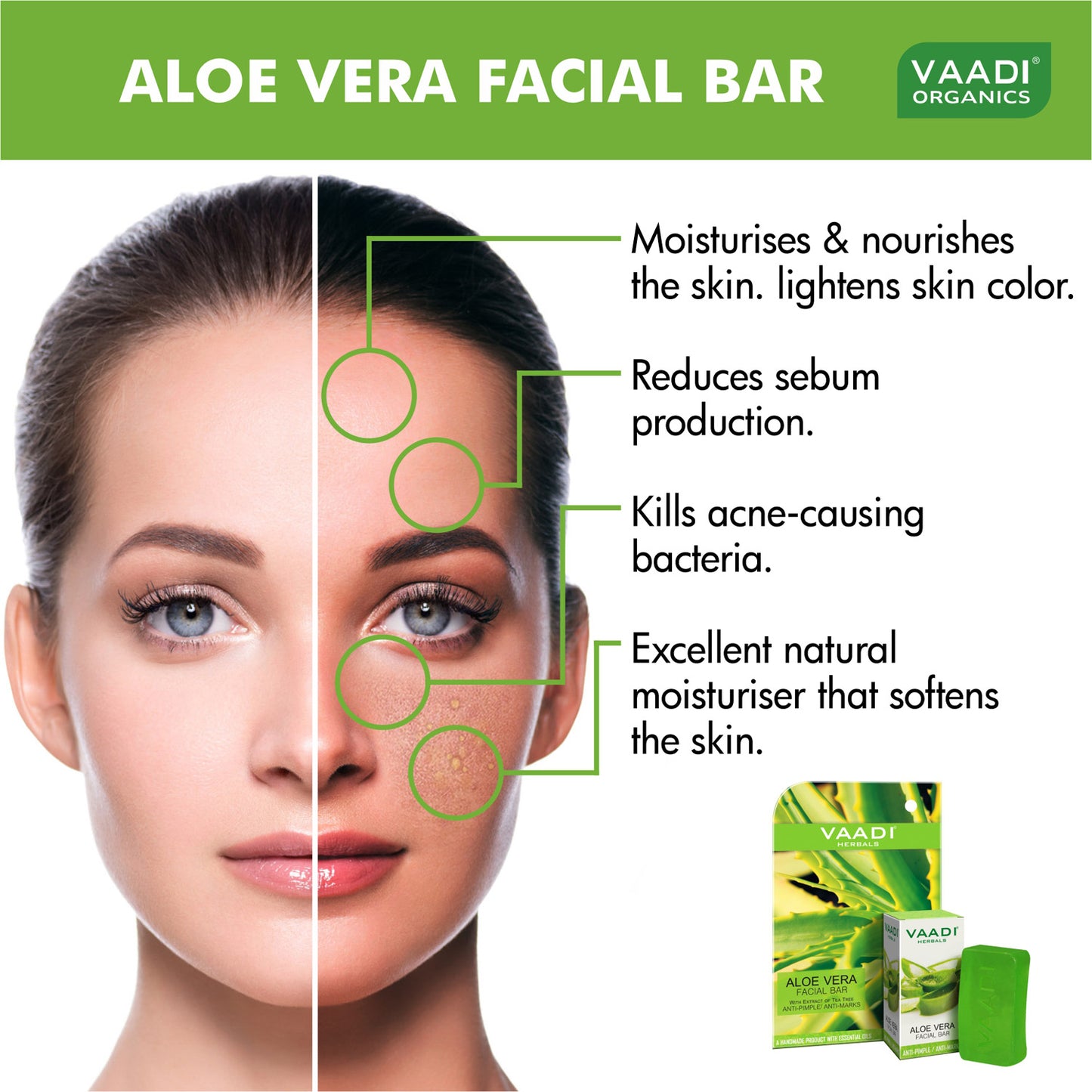 Assorted Facial Bar 25 gm - pack of 5