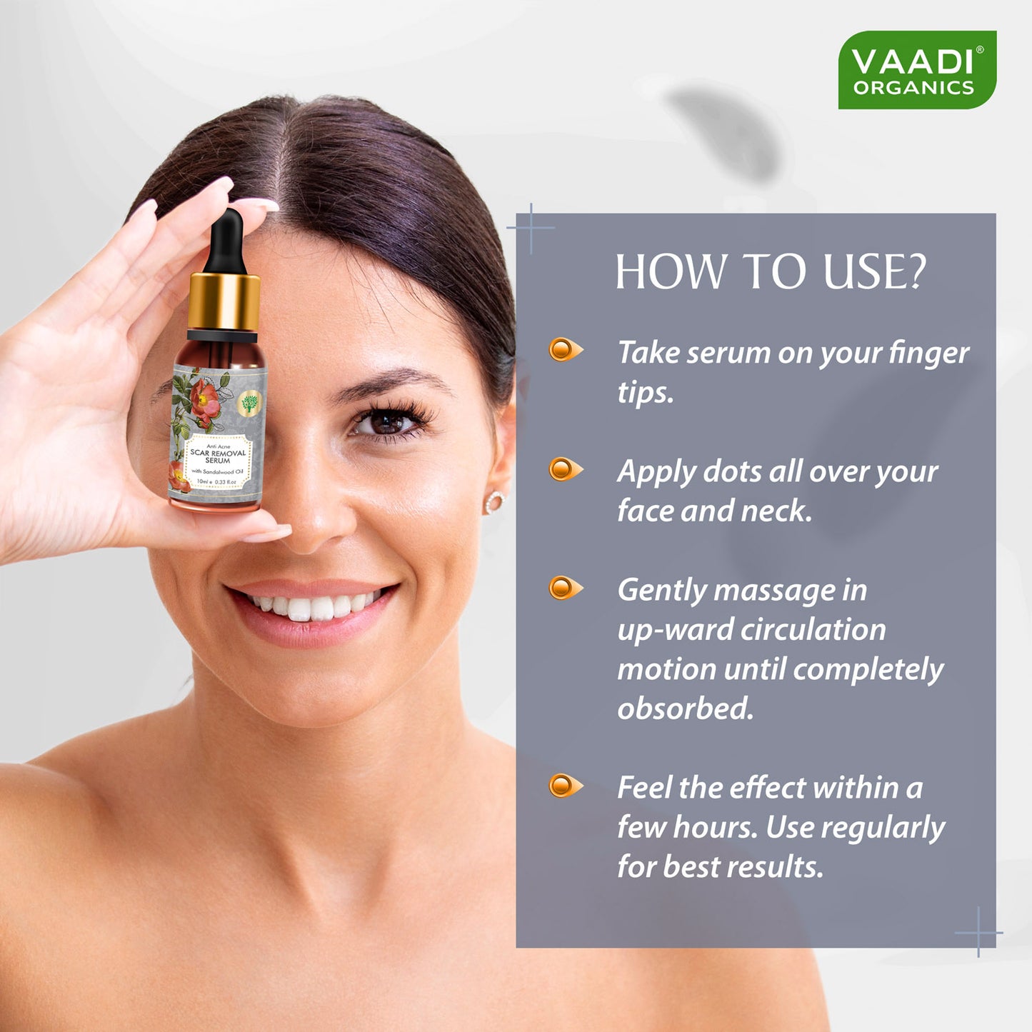 Pack of 2 Scar Removal Serum (Pure Mix of Sandalwood Oil, Steam Distilled Neem & Fenugreek Extract) - Reduces Acne, Dark Spots & Pigmentation (2 x 10 ml)