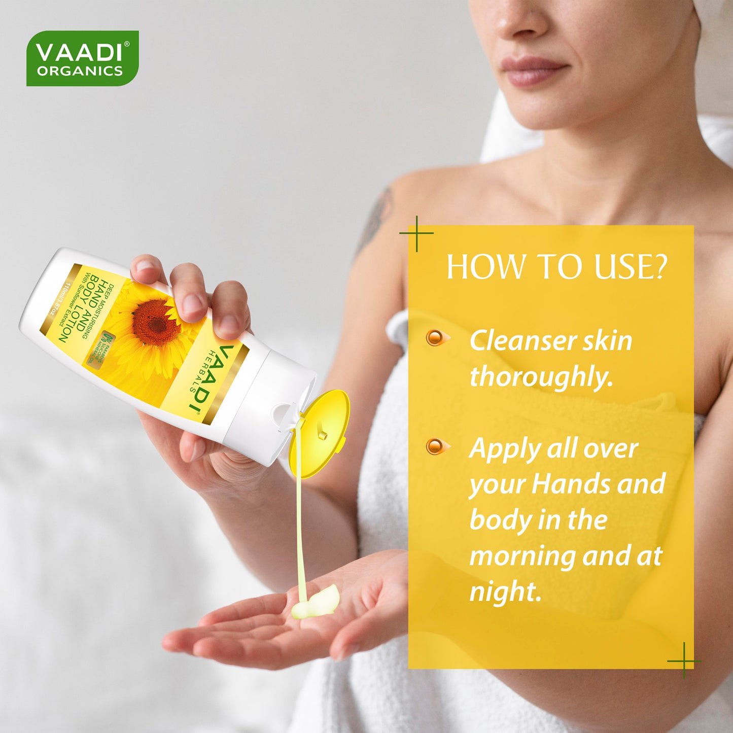 Hand & Body Lotion With Sunflower Extract (110 ml)