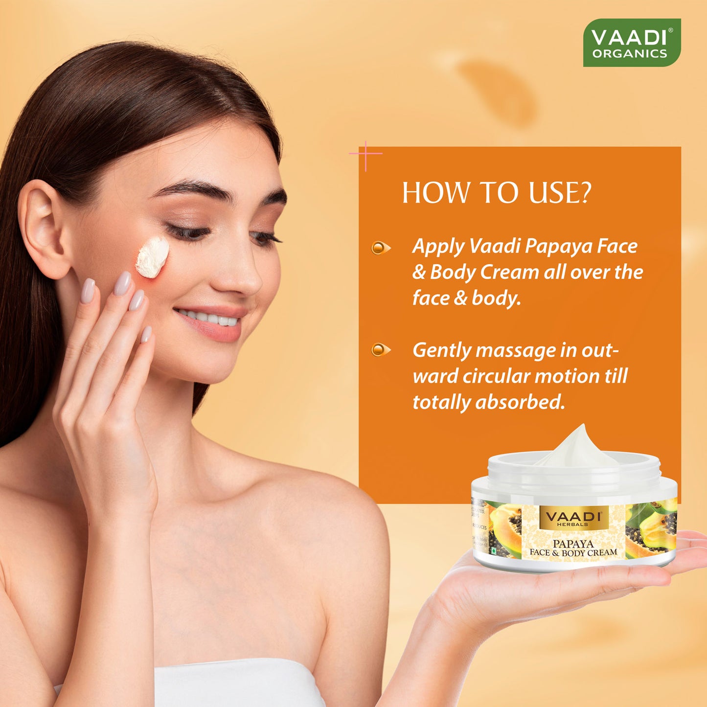 Pack of 3 Papaya Face & Body Cream (150 gms x 3)