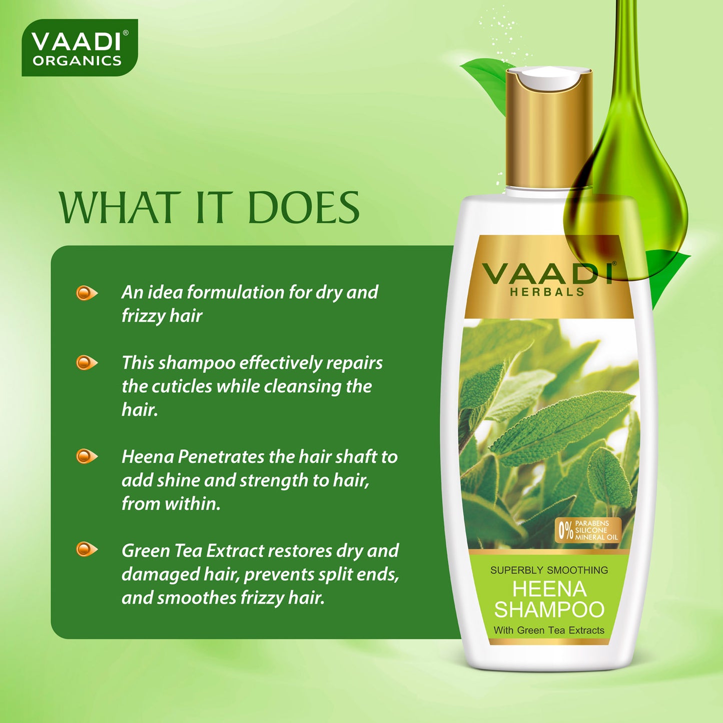 Superbly Smoothing Heena Shampoo with Corn Rose Conditioner ( 350 ml x 2)