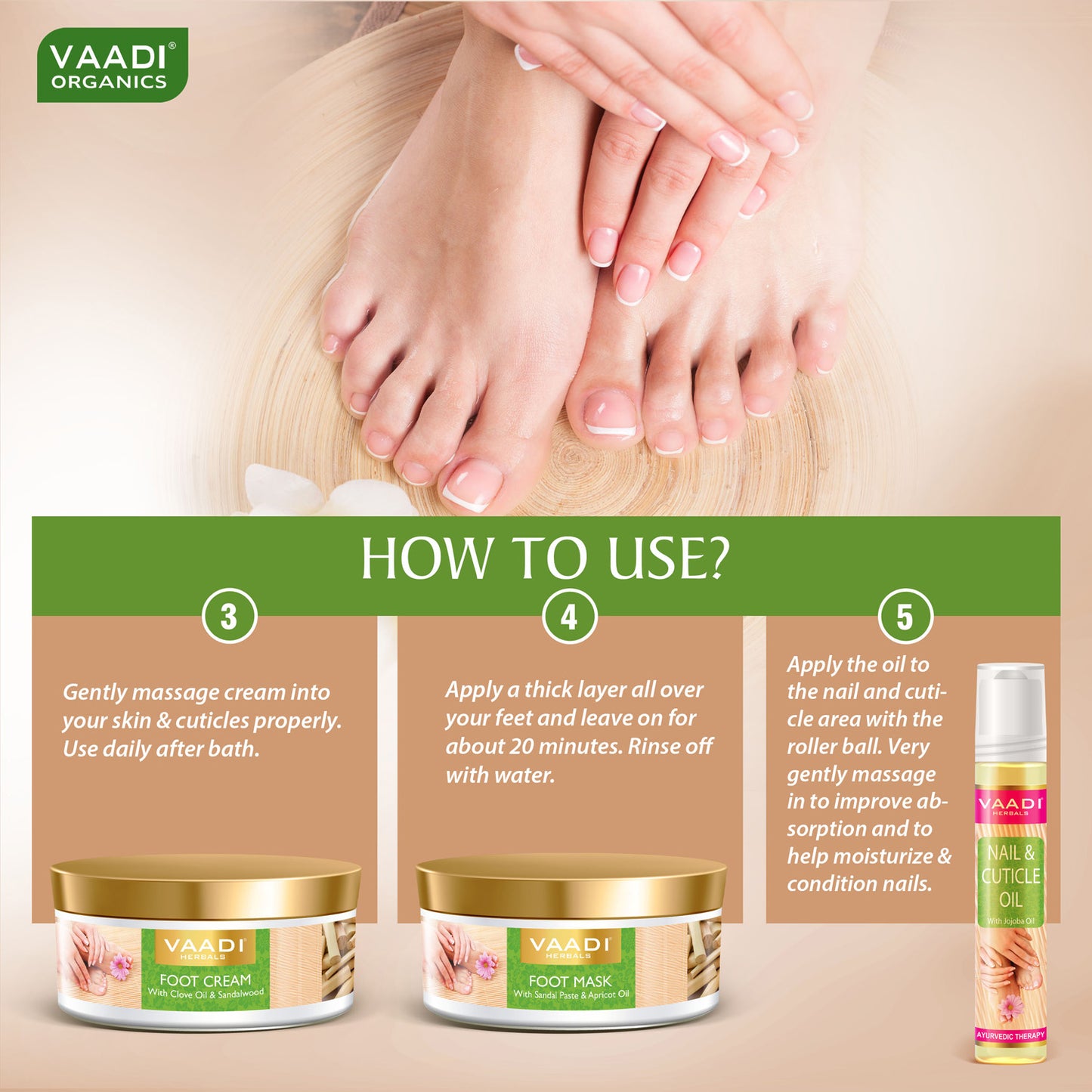 Pedicure Manicure Spa Kit - Soothing & Refreshing (640 gms)