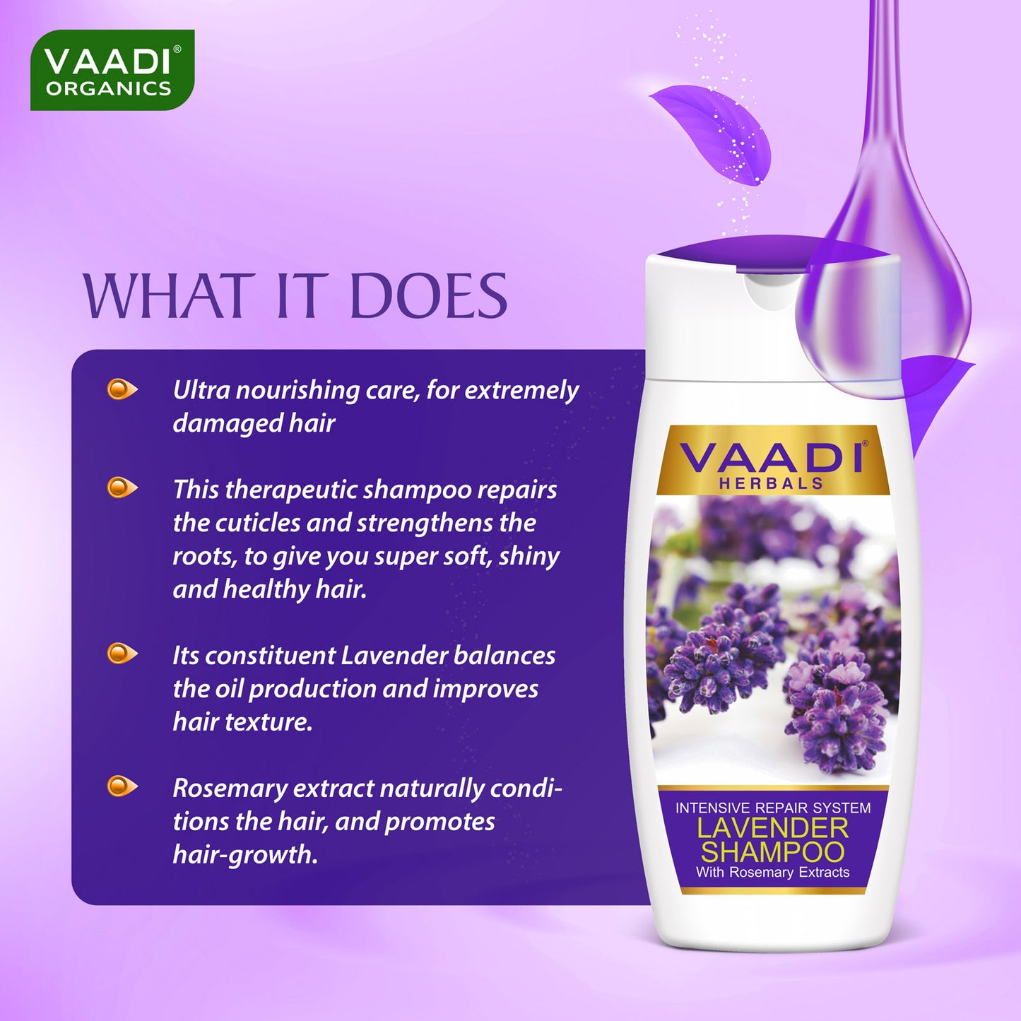 Lavender Shampoo with Olive Conditioner (110 ml x 2)