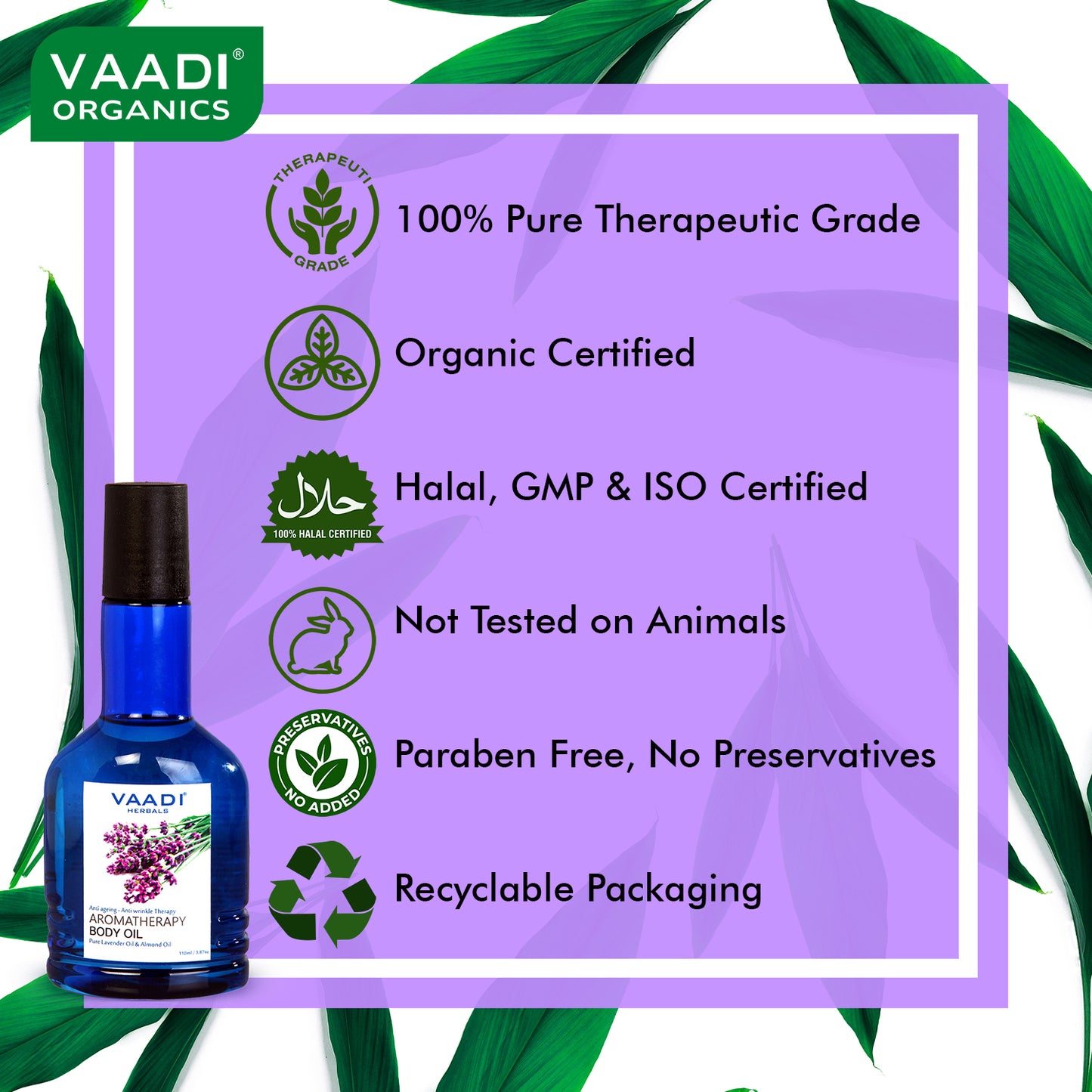 Aromatherapy Body Oil-Lavender & Almond Oil (50 ml)
