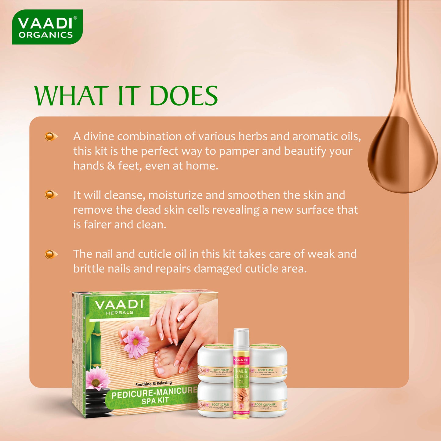Pedicure Manicure Spa Kit - Soothing & Refreshing (135 gms)