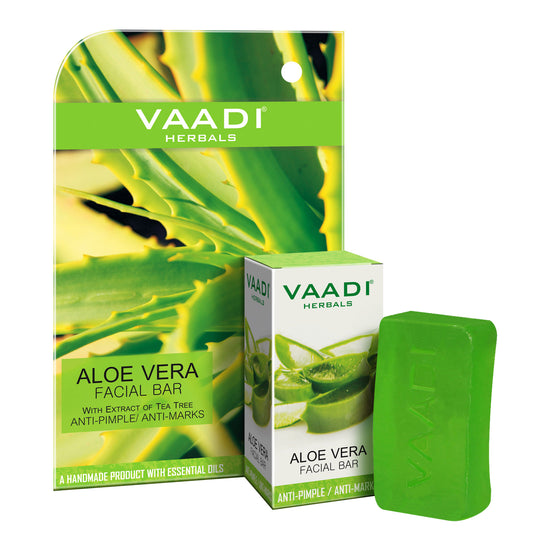 Aloe Vera Facial Bar with Extract of Tea Tree (25 gms)