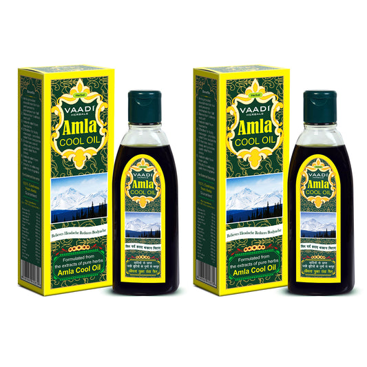 Pack of 2 Amla Cool Oil with Brahmi & Amla Extract (200 ml x 2)