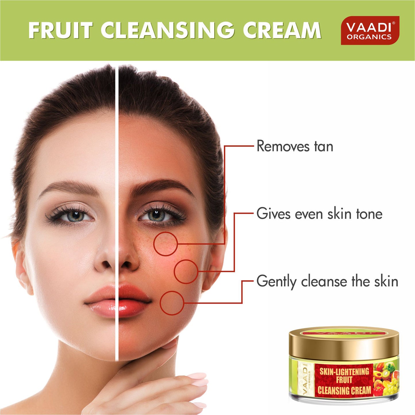 Skin-Lightening Fruit Cleansing Cream (50 gms)