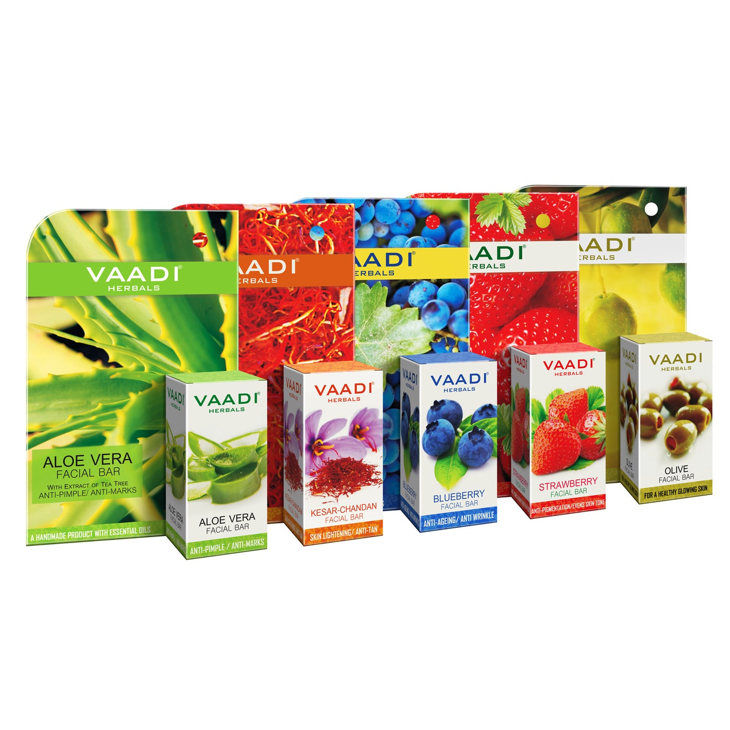 Assorted Facial Bar 25 gm - pack of 5