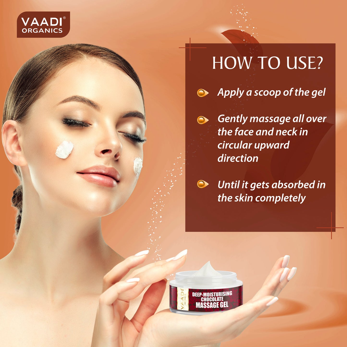 Deep-Moisturising Chocolate Massage Gel (50 gms)