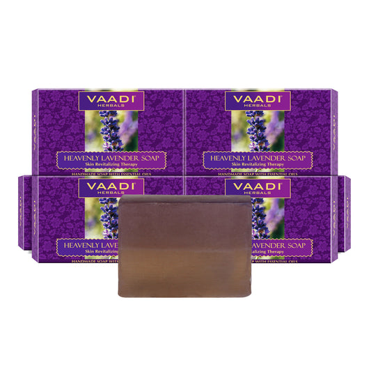 Pack of 6 Heavenly Lavender Soap With Rosemary Extract (75 gms x 6)