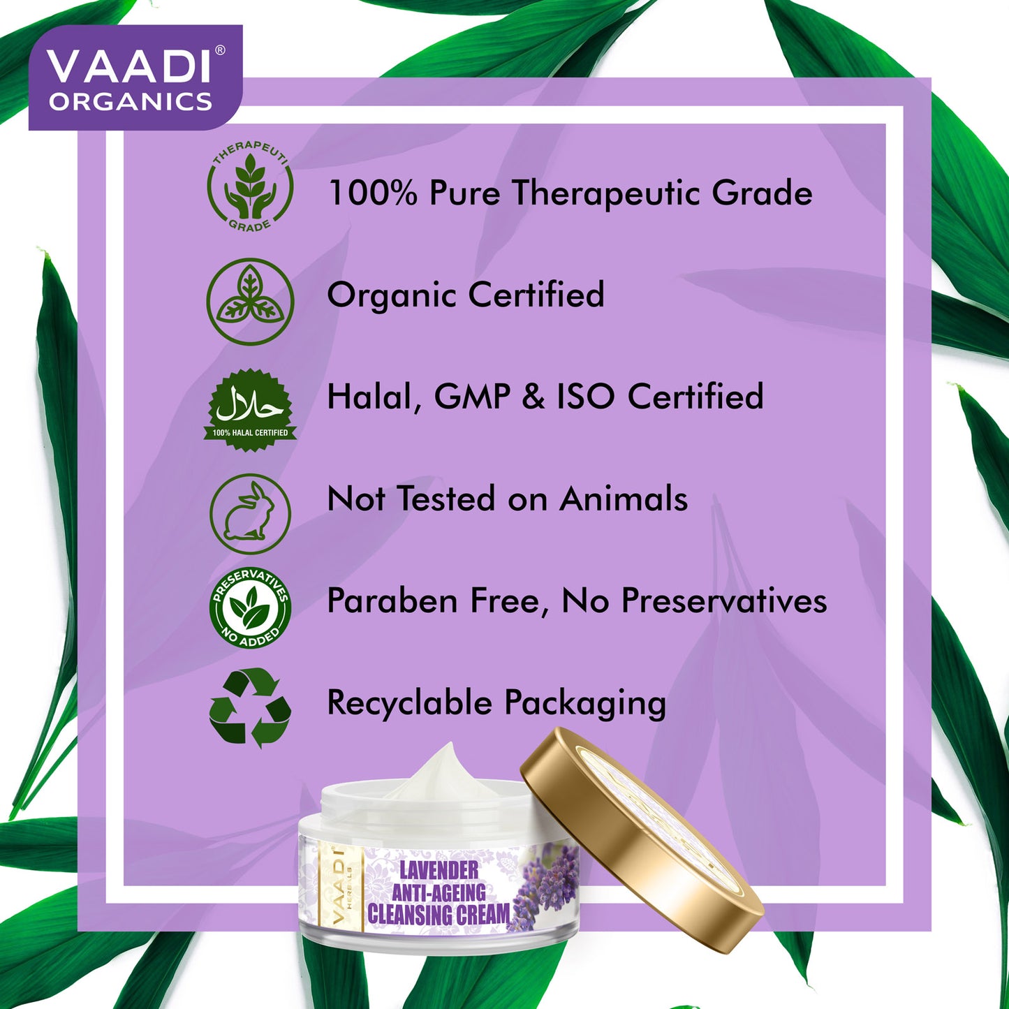 Lavender Anti-Ageing Cleansing Cream (50 gms)