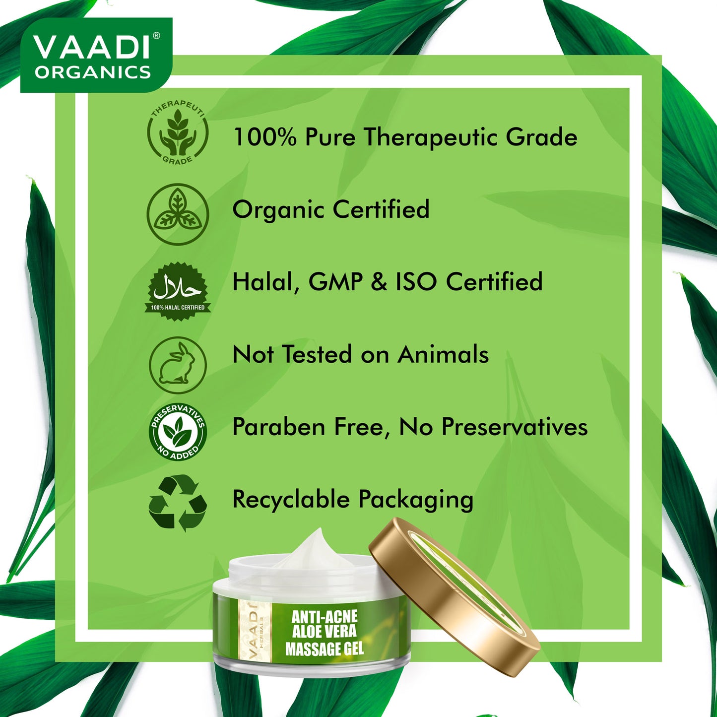 Anti-Acne Aloe Vera Massage Gel (50 gms)