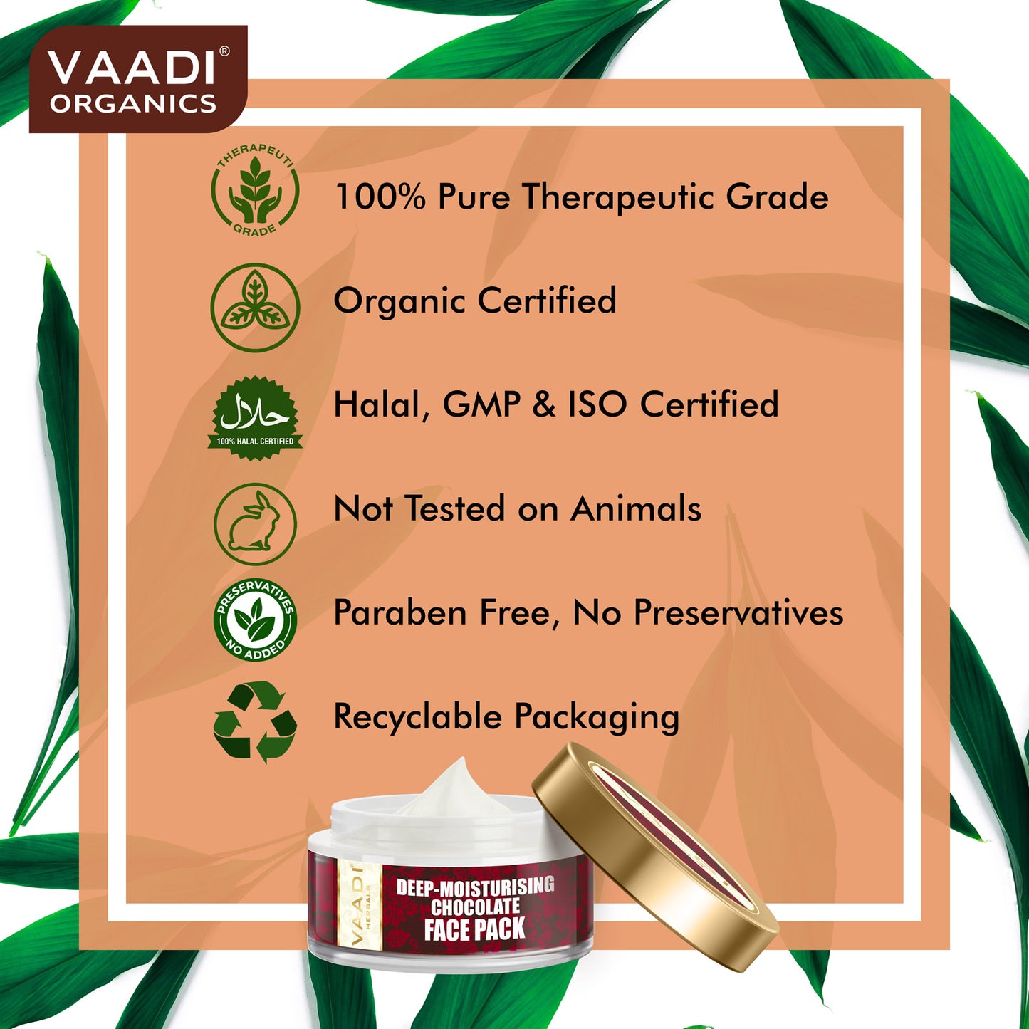 Deep-Moisturising Chocolate Face Pack (70 gms)