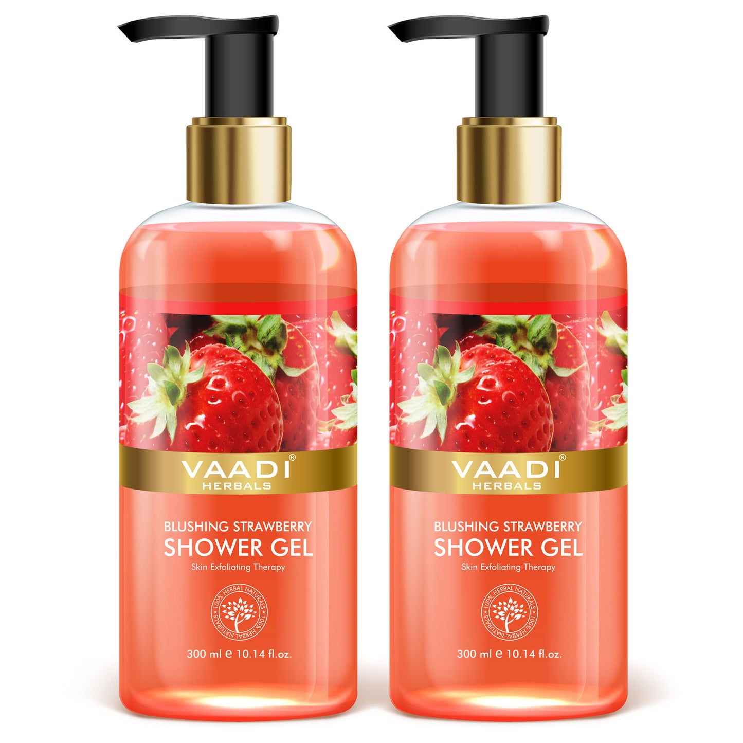 Pack of 3 Blushing Strawberry Shower Gel (300 ml x 3)