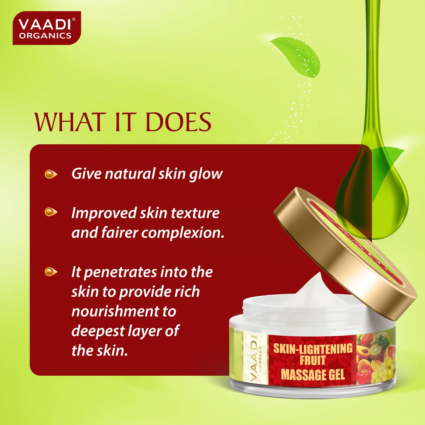 Skin-Lightening Fruit Massage Gel (50 gms)