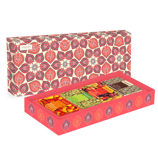 Classic Fruit Collection - 4 Premium Herbal Handmade Soap Gift Box (75 gms x 4)