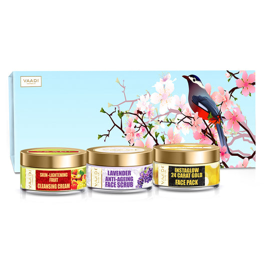 Glamorous Glow Skin Care Herbal Gift Set (170 gms)