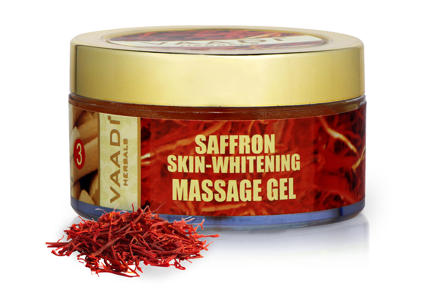 Saffron Skin Whitening Massage Gel 50 gms Vaadi Herbals I