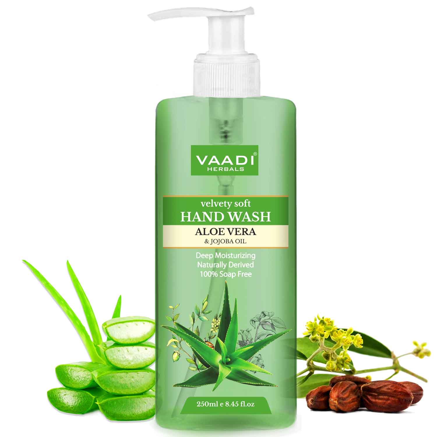 Velvety Soft Aloe Vera & Jojoba Oil Hand Wash (250 ml) —