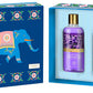 Exotic Floral Shower Gels Gift Box - Enachanting Rose & Mogra 300 ml & Heavenly Lavender & Rosemary 300 ml ( 300 ml x 2 )