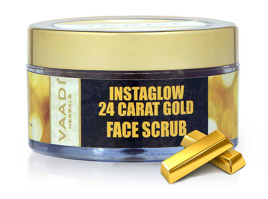 24 Carat Gold Scrub - Sandalwood & Turmeric (50 gms)