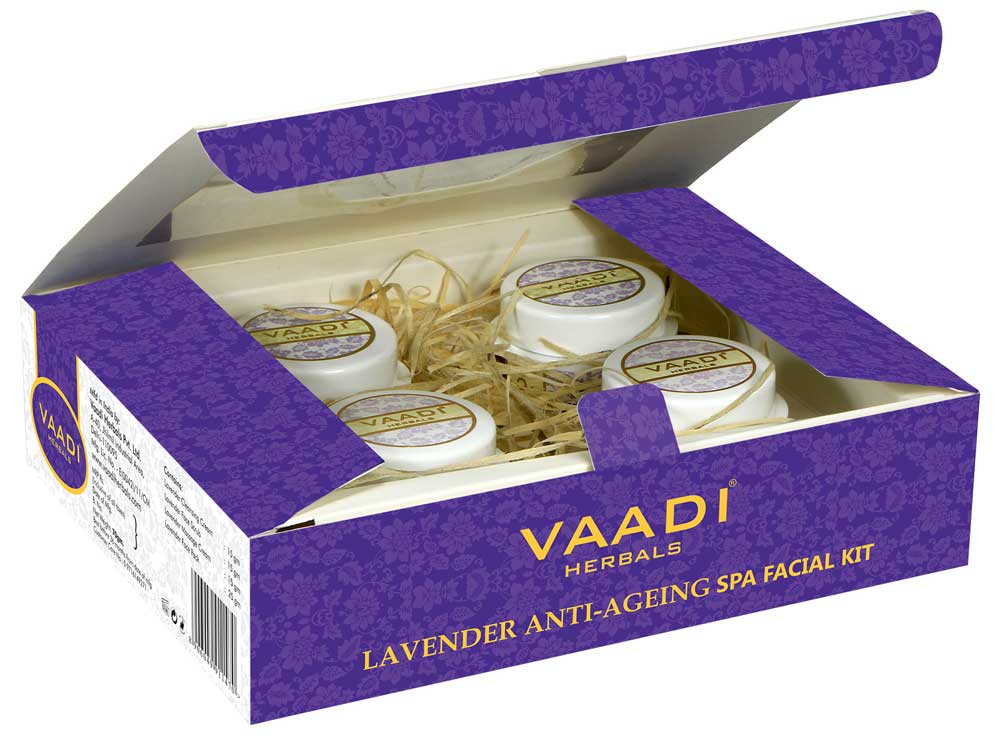 Lavender Anti-Ageing SPA Facial Kit with Rosemary Extract (70 gms)