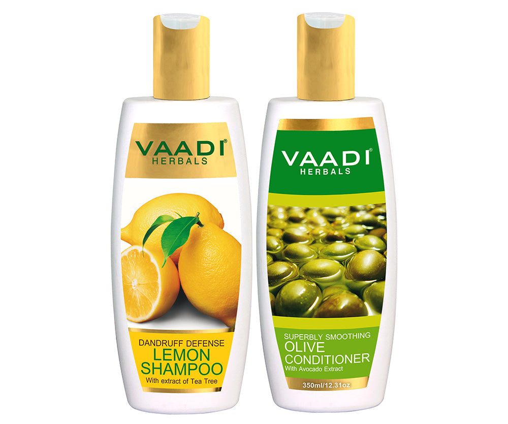 Dandruff Defense Lemon Shampoo With Olive Conditioner 350 M 4322