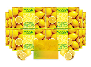 Pack of 12 Refreshing Lemon and Basil Soap (75 ...