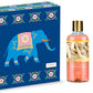 Royal India Shower Gels Gift Box - Luxurious Saffron 300 ml & Divine Honey & Sandal 300 ml ( 300 ml x 2 )