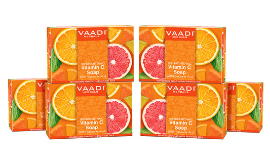 Pack of 6 Vitamin C Soap with Hyaluronic Acid (75 gms X 6)