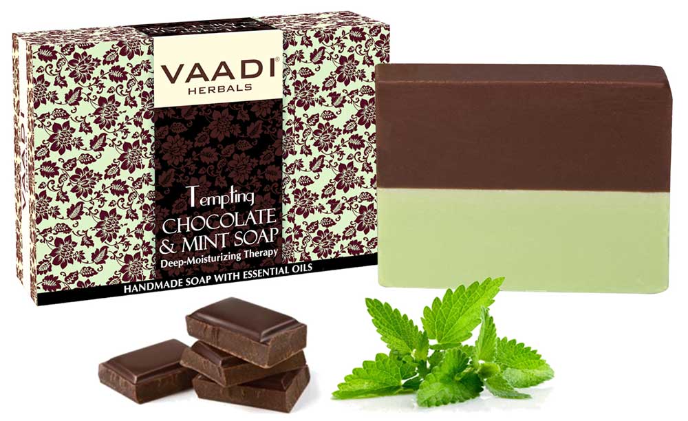 Tempting Chocolate & Mint Soap - Deep Moisturising Therapy (75 gms)