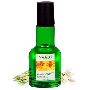 Aromatherapy Body Oil-Lemongrass & Lily Oil...
