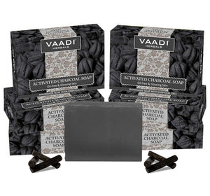 Pack of 6 Activated Charcoal Soap (6 X 75 gms)