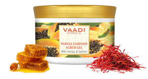 Papaya Fairness Scrub Gel With Honey & Saff...