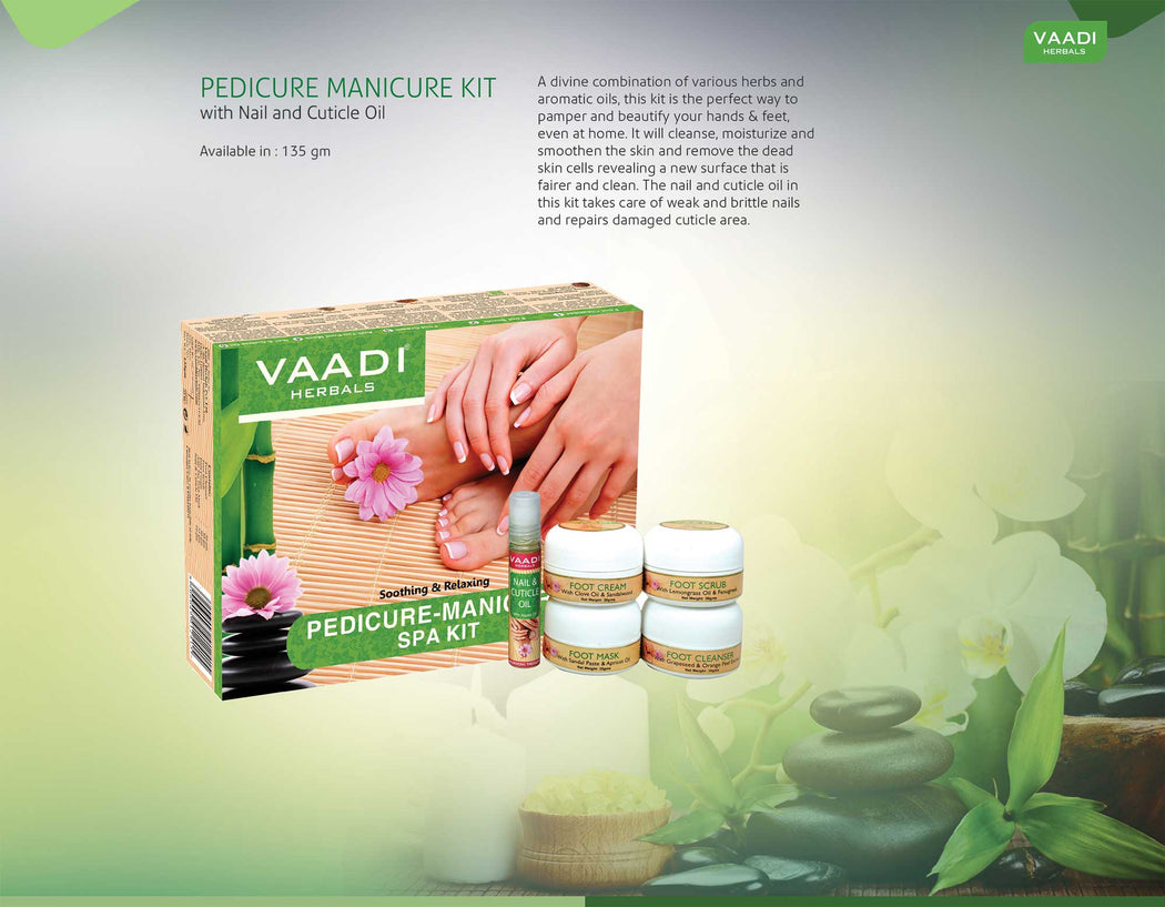 Pedicure Manicure Spa Kit - Soothing & Refreshing (135 gms)