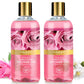 Pack of 2  Enchanting Rose & Mogra Shower Gel (300 ml x 2)