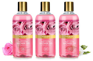 Pack of 3 Enchanting Rose & Mogra Shower Ge...