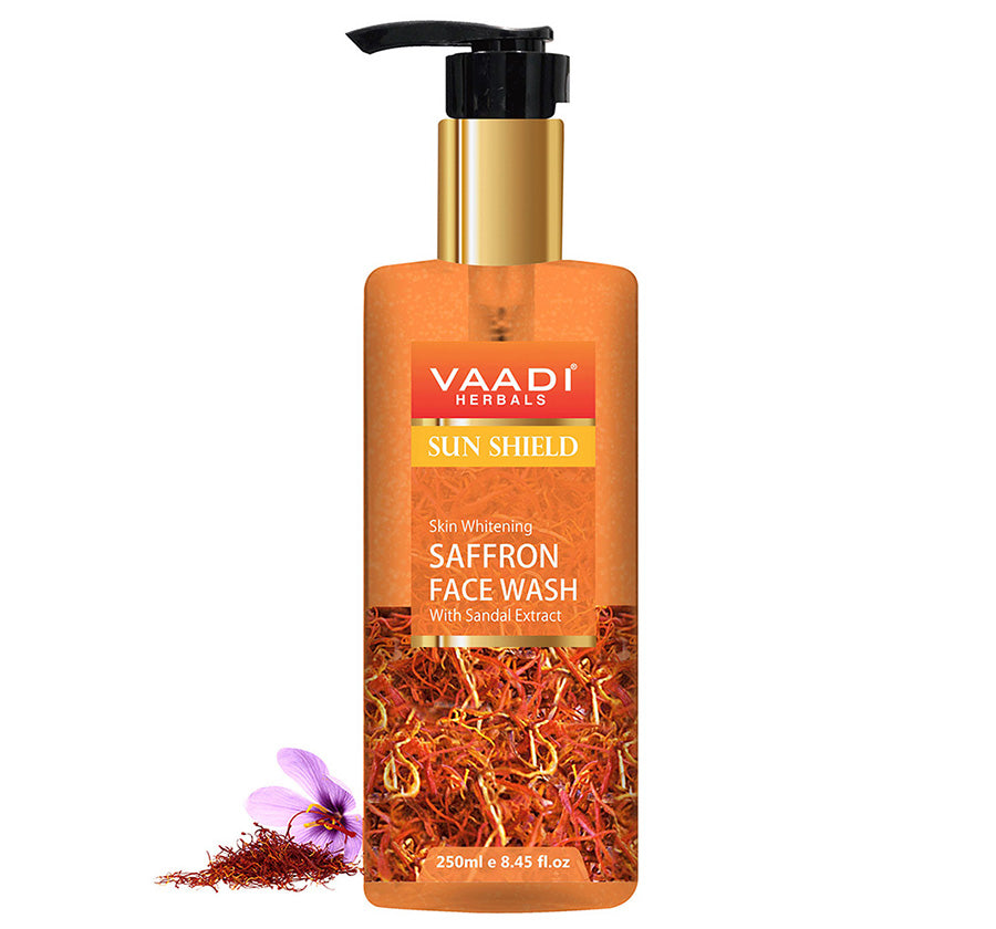 Skin Whitening Saffron Face Wash With Sandal Extract 250 ml