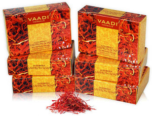 Pack of 6 Luxurious Saffron Soap - Skin Whiteni...
