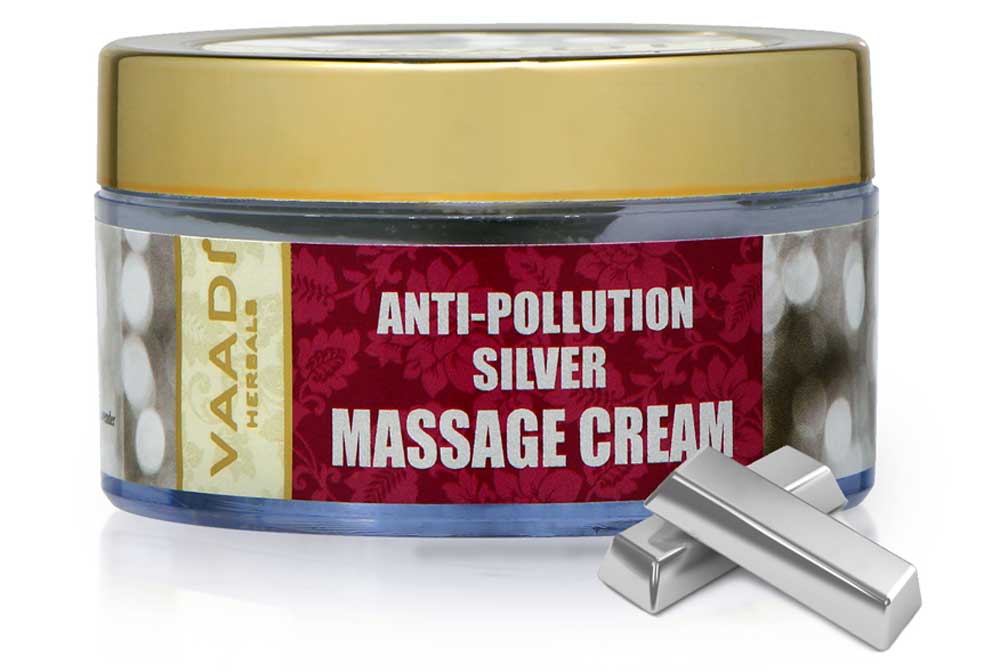 Silver Massage Cream - Pure Silver dust & Rosemary Oil (50 gms)
