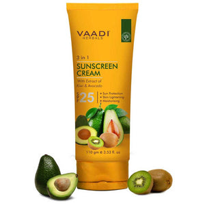 Sunscreen Cream SPF-25 with Extracts of Kiwi &a...