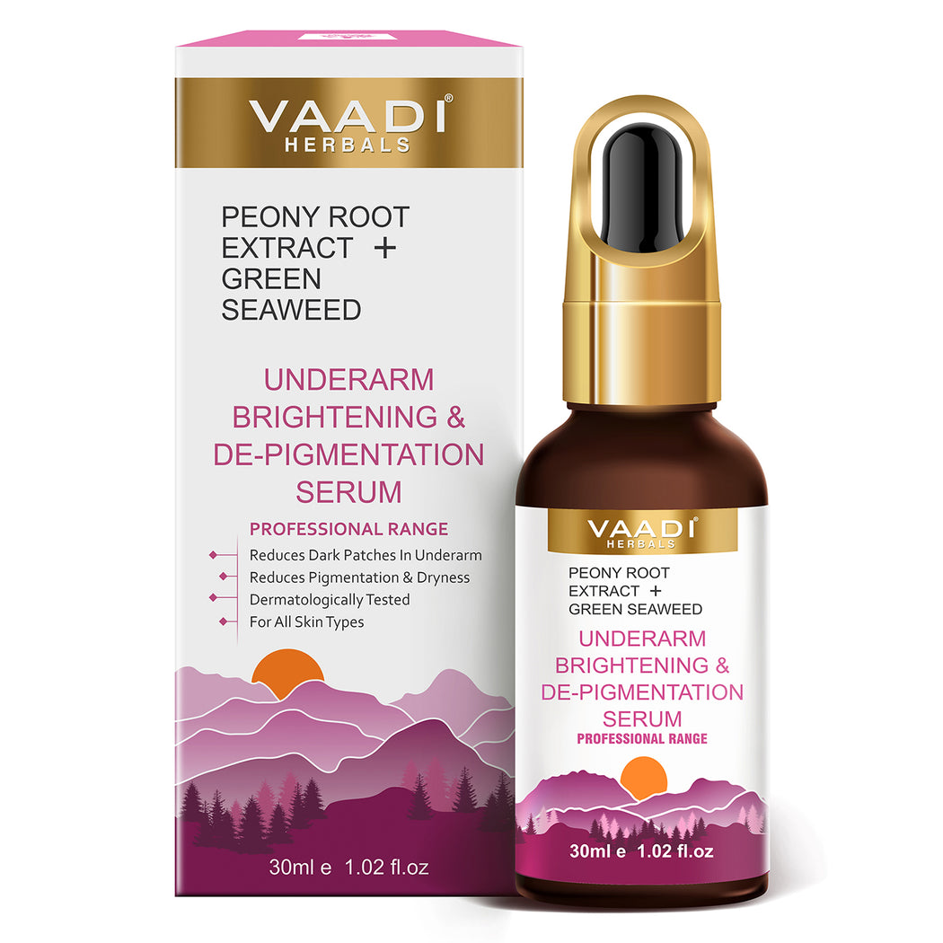Underarm Brightening & De-Pigmentation Serum With Peony Root Extract & Green Seaweed (30 ml)