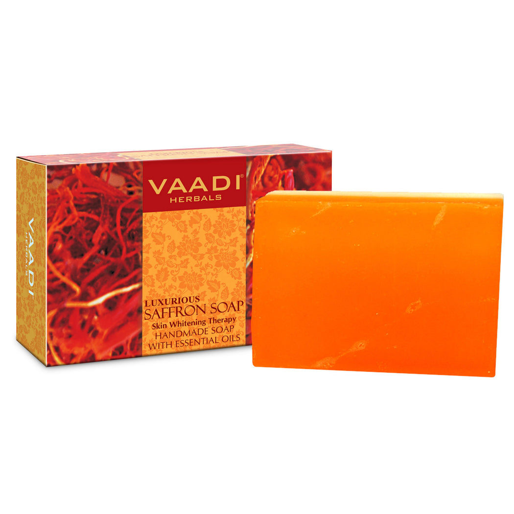 Luxurious Saffron Soap - Skin Whitening Therapy (75 gms)